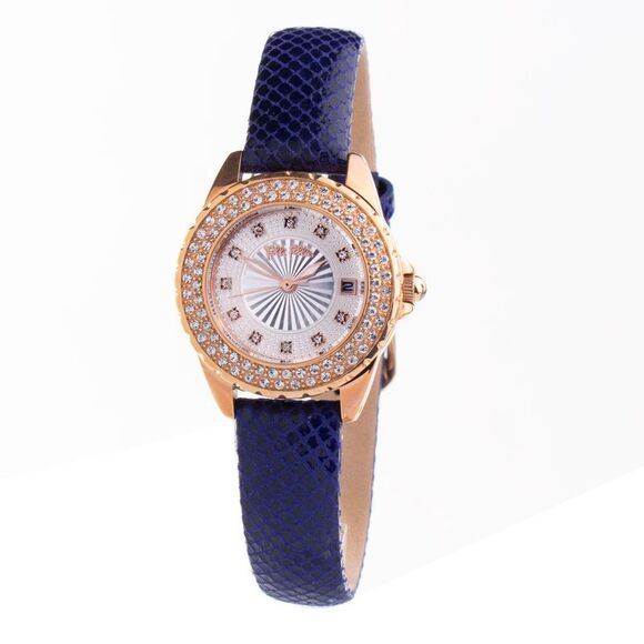 Folli Follie Rose Gold Crystal Watch Model FFWF1B006STAAC...